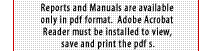 Solution Reports are available only in pdf format.